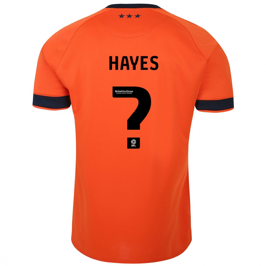 Niño Fútbol Camiseta Nick Hayes #0 Naranja 2ª Equipación 2023/24 Perú