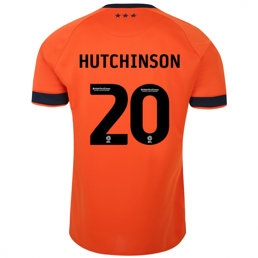 Niño Fútbol Camiseta Omari Hutchinson #20 Naranja 2ª Equipación 2023/24 Perú