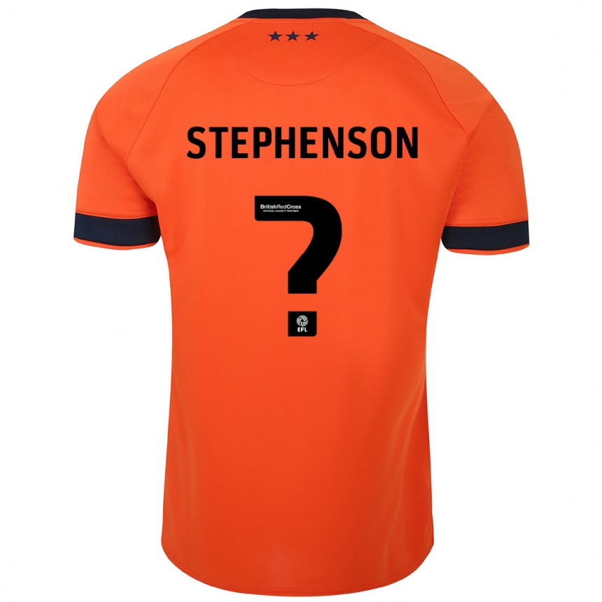 Niño Fútbol Camiseta Sean Stephenson #0 Naranja 2ª Equipación 2023/24 Perú