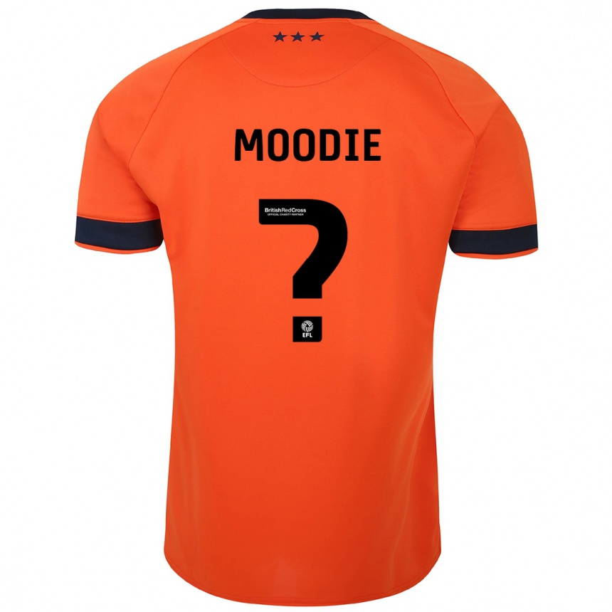 Niño Fútbol Camiseta Paul Moodie #0 Naranja 2ª Equipación 2023/24 Perú