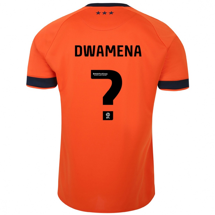 Niño Fútbol Camiseta Nick Nkansa-Dwamena #0 Naranja 2ª Equipación 2023/24 Perú