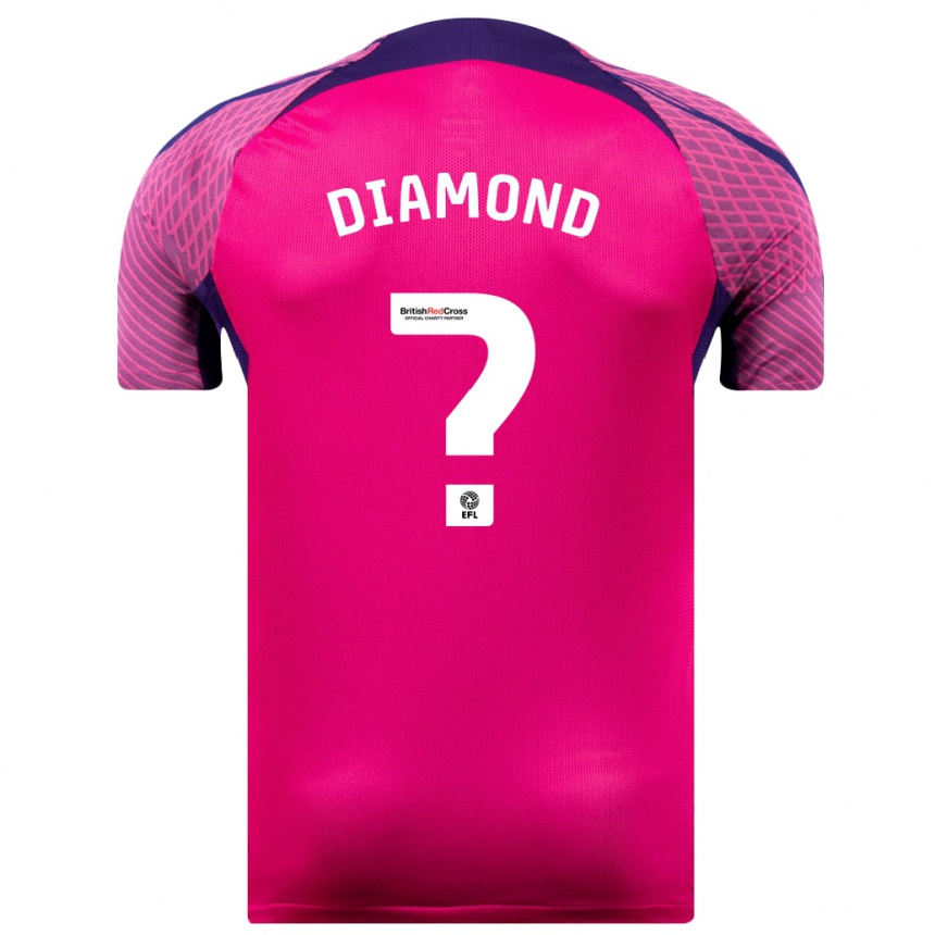 Niño Fútbol Camiseta Jack Diamond #0 Morado 2ª Equipación 2023/24 Perú