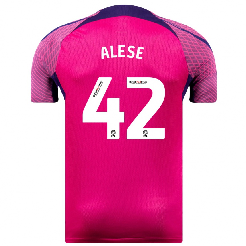 Niño Fútbol Camiseta Aji Alese #42 Morado 2ª Equipación 2023/24 Perú