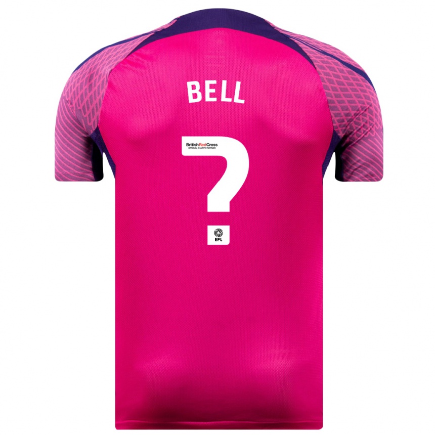 Niño Fútbol Camiseta Luke Bell #0 Morado 2ª Equipación 2023/24 Perú