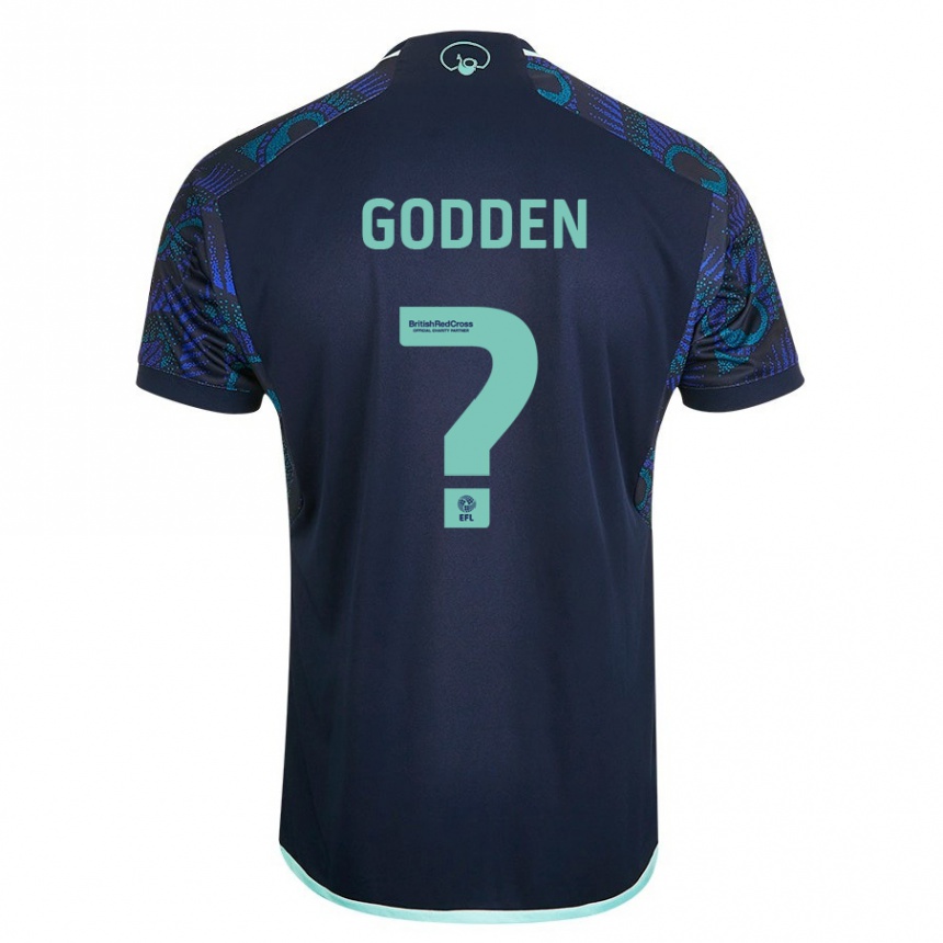 Niño Fútbol Camiseta Scott Godden #0 Azul 2ª Equipación 2023/24 Perú