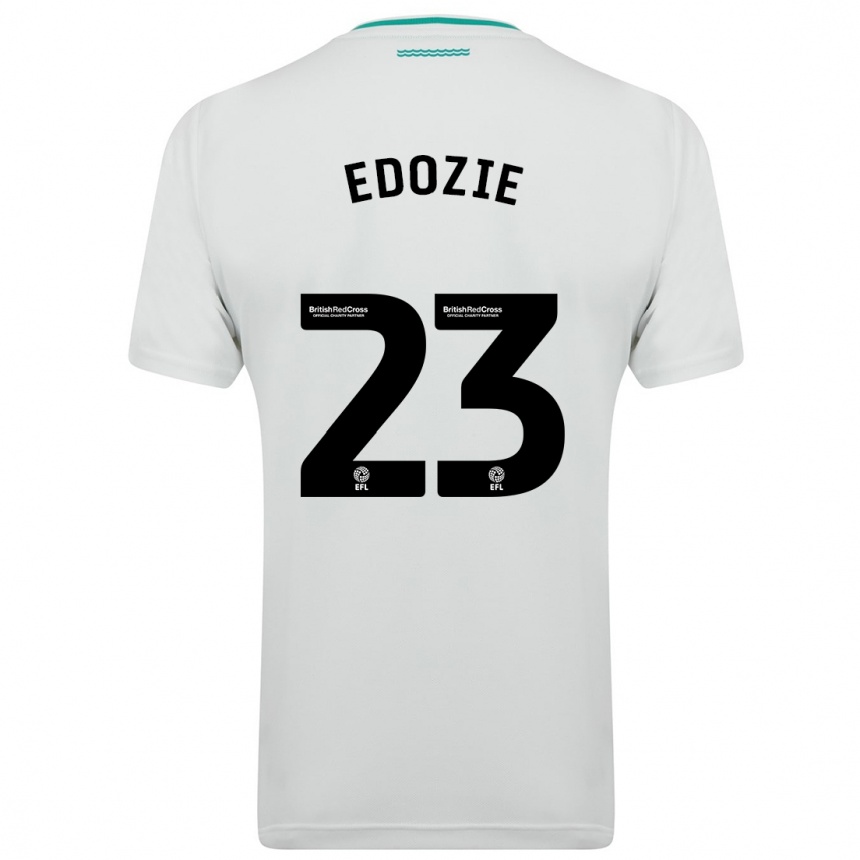 Niño Fútbol Camiseta Samuel Edozie #23 Blanco 2ª Equipación 2023/24 Perú