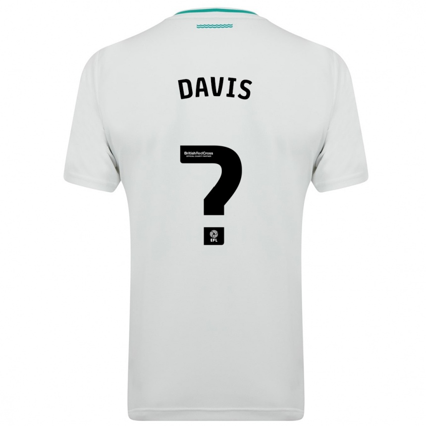 Niño Fútbol Camiseta Sonnie Davis #0 Blanco 2ª Equipación 2023/24 Perú