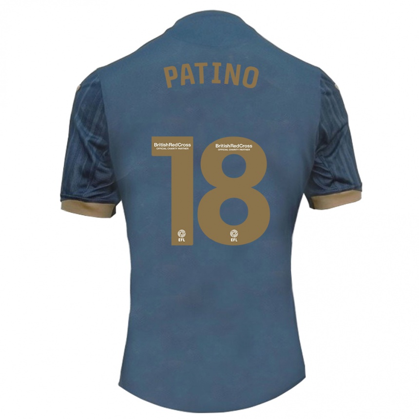 Niño Fútbol Camiseta Charlie Patino #18 Verde Azulado Oscuro 2ª Equipación 2023/24 Perú