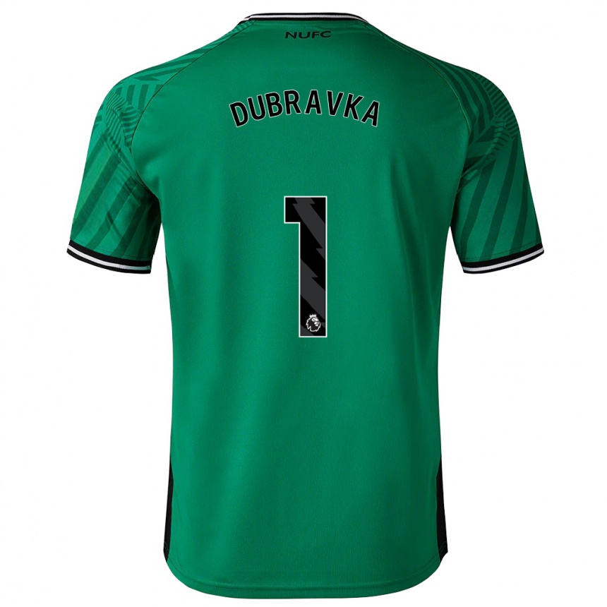 Niño Fútbol Camiseta Martin Dúbravka #1 Verde 2ª Equipación 2023/24 Perú