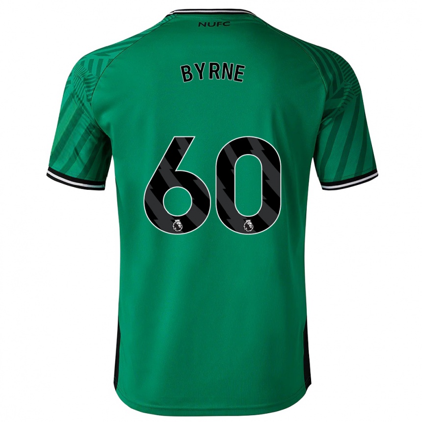 Niño Fútbol Camiseta Reece Byrne #60 Verde 2ª Equipación 2023/24 Perú