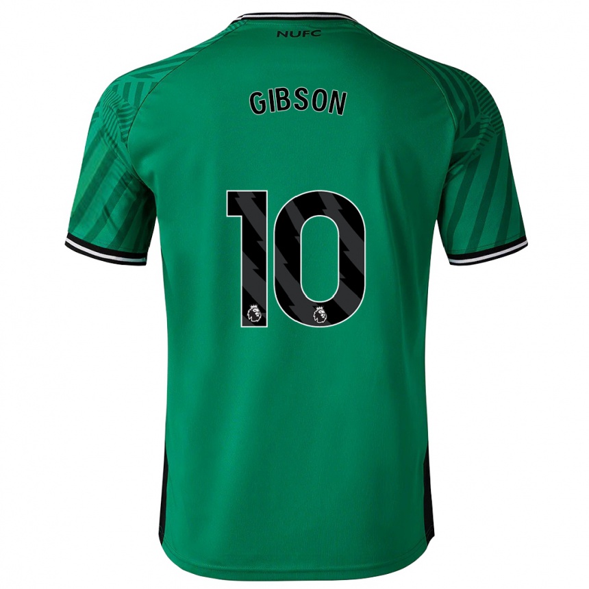 Niño Fútbol Camiseta Georgia Gibson #10 Verde 2ª Equipación 2023/24 Perú