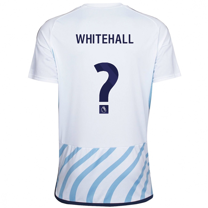 Niño Fútbol Camiseta Archie Whitehall #0 Blanco Azul 2ª Equipación 2023/24 Perú