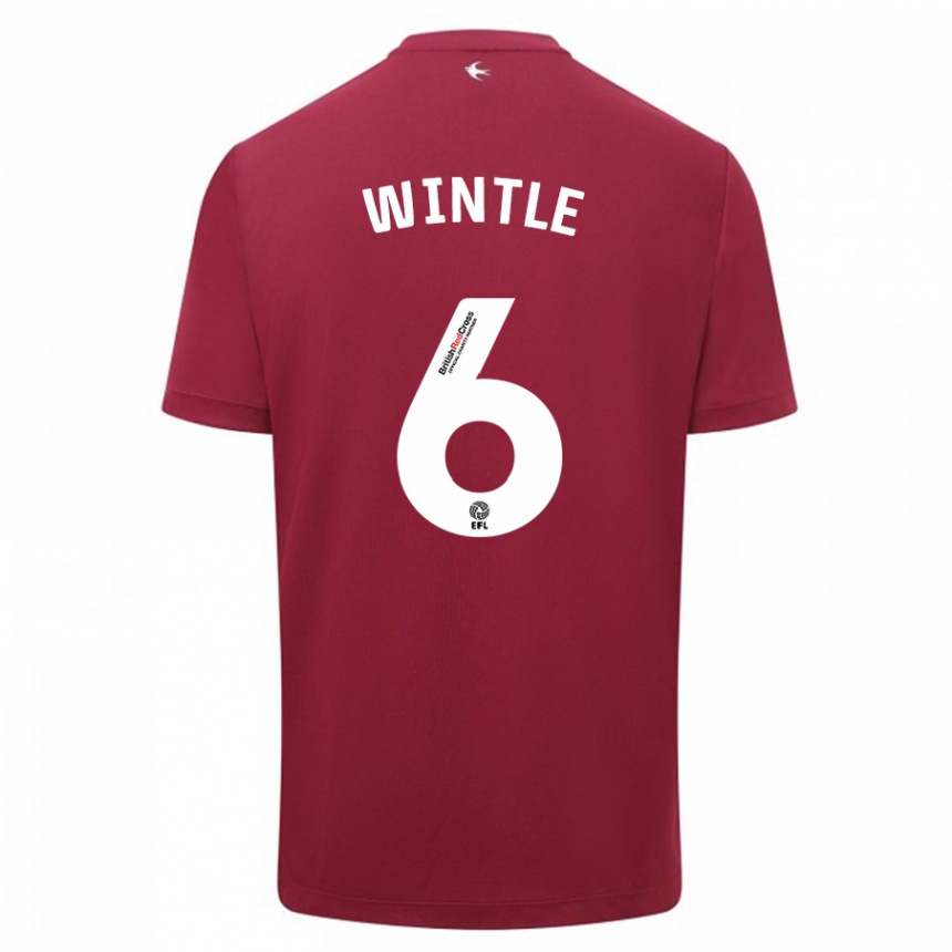 Niño Fútbol Camiseta Ryan Wintle #6 Rojo 2ª Equipación 2023/24 Perú