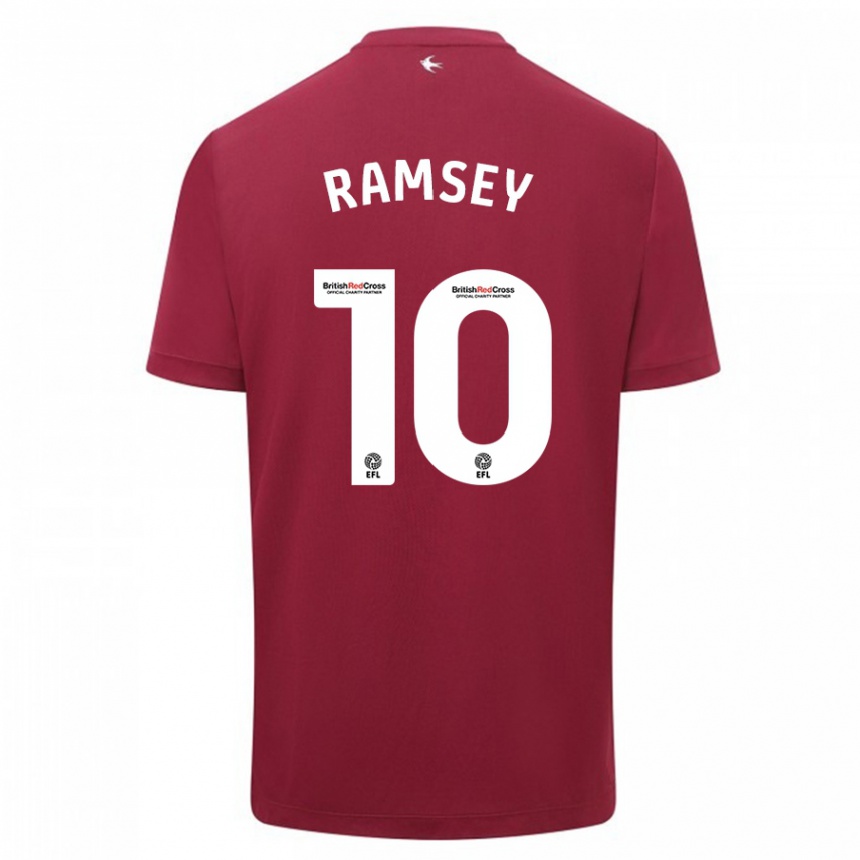 Niño Fútbol Camiseta Aaron Ramsey #10 Rojo 2ª Equipación 2023/24 Perú