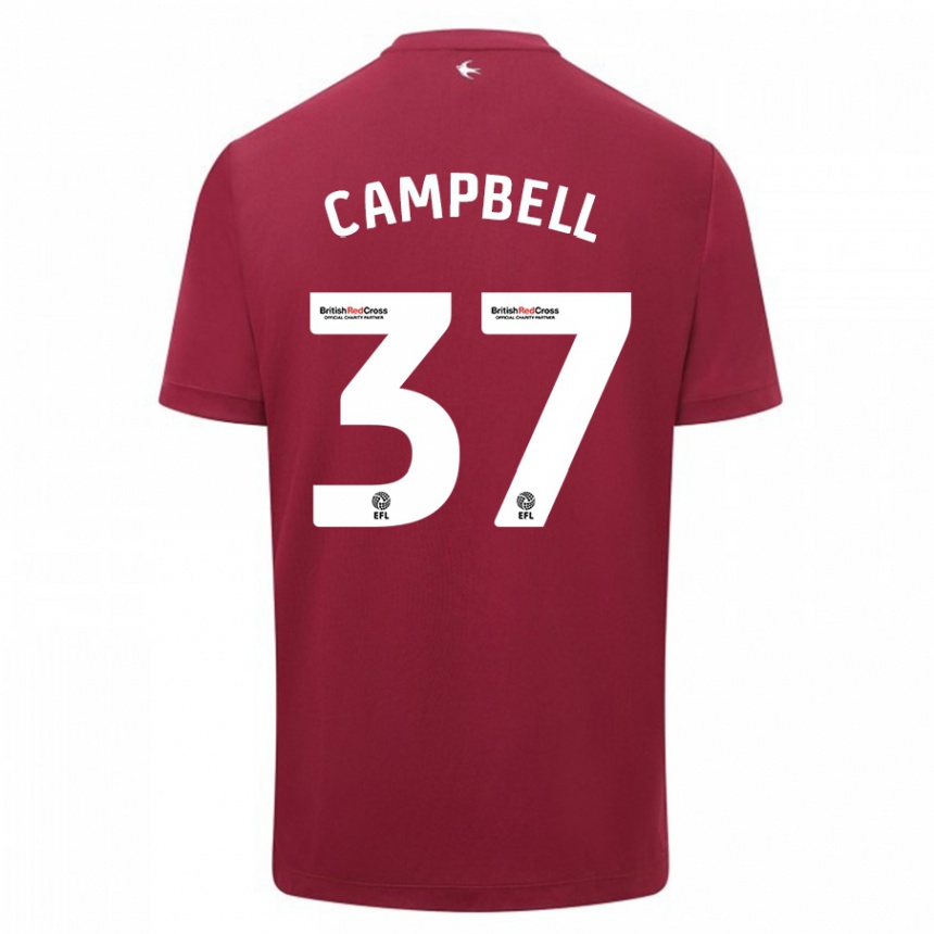 Niño Fútbol Camiseta Vontae Daley-Campbell #37 Rojo 2ª Equipación 2023/24 Perú