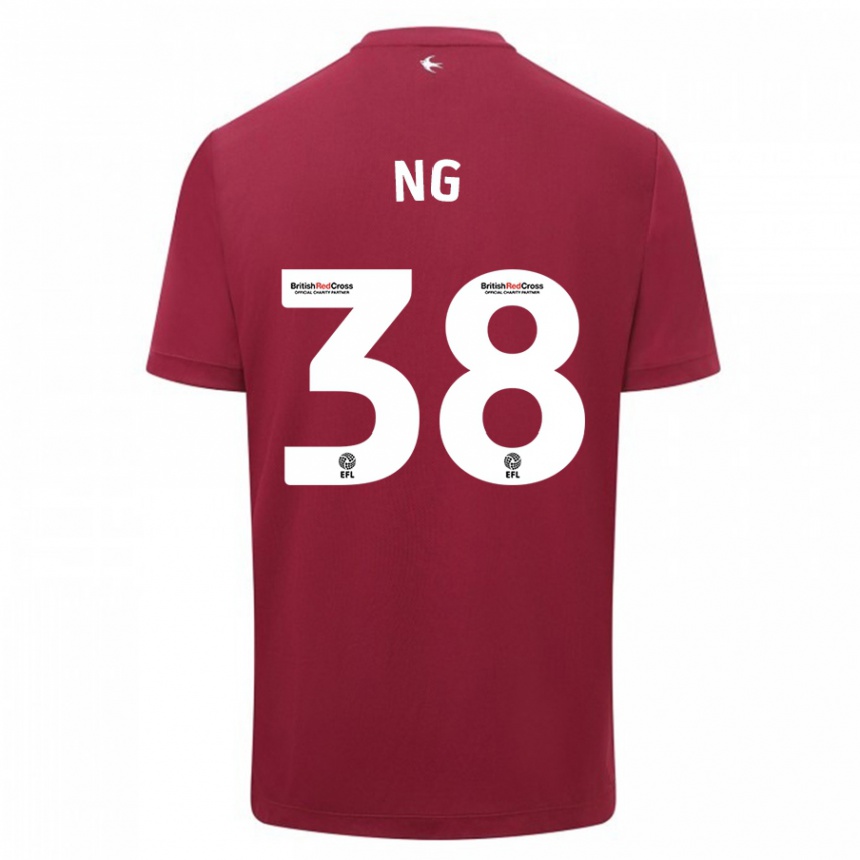 Niño Fútbol Camiseta Perry Ng #38 Rojo 2ª Equipación 2023/24 Perú