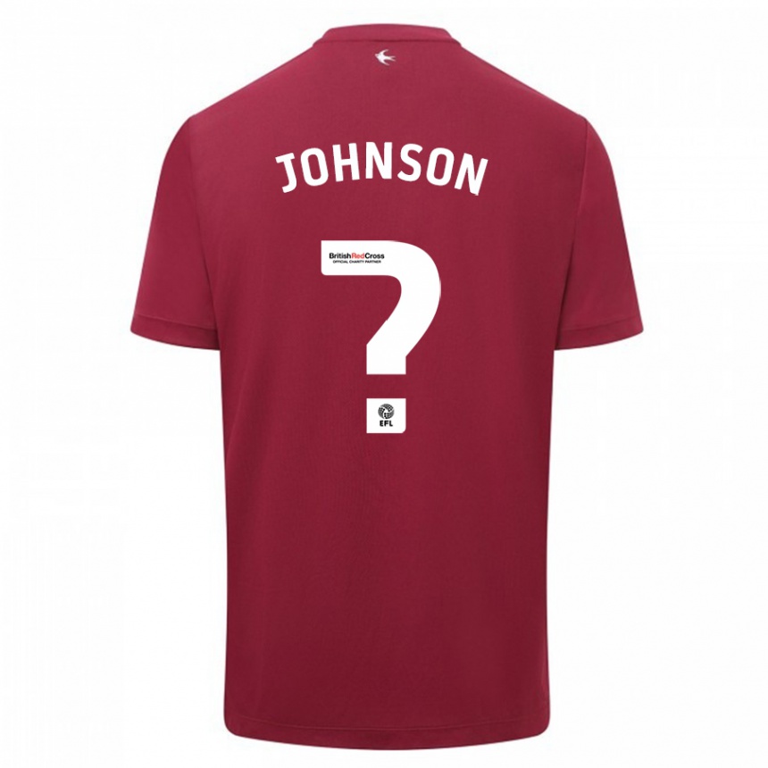 Niño Fútbol Camiseta Finlay Johnson #0 Rojo 2ª Equipación 2023/24 Perú