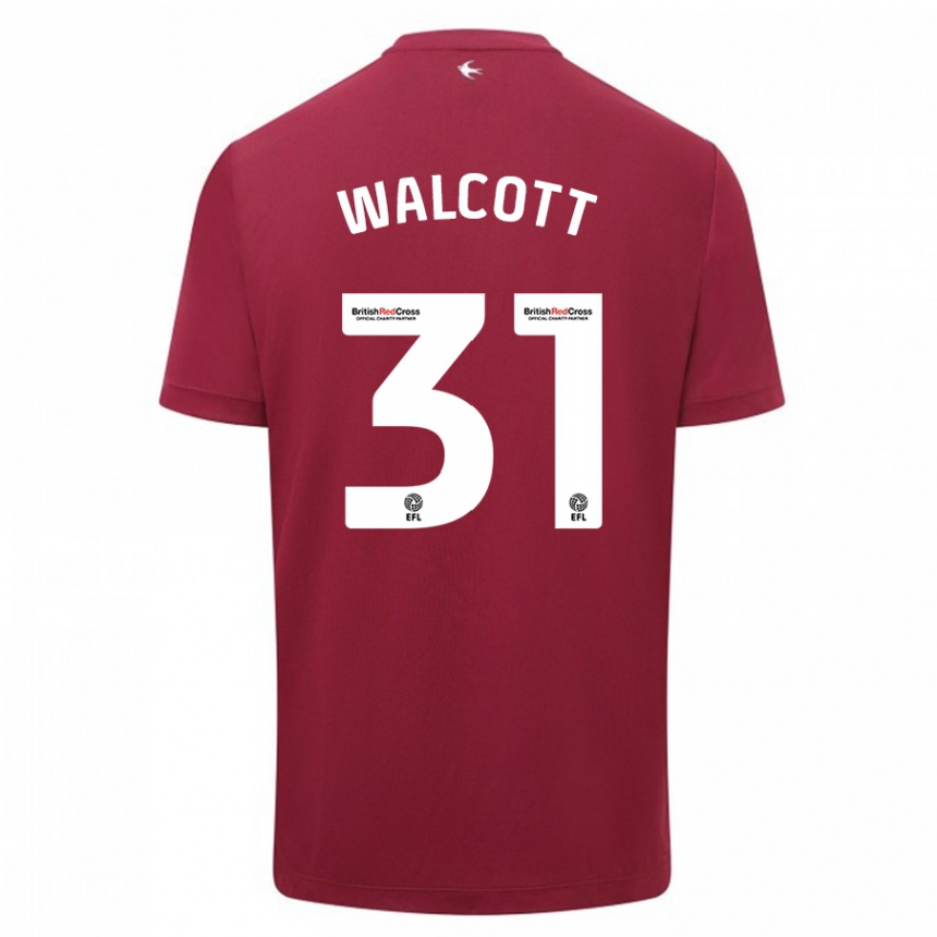 Niño Fútbol Camiseta Malachi Fagan Walcott #31 Rojo 2ª Equipación 2023/24 Perú