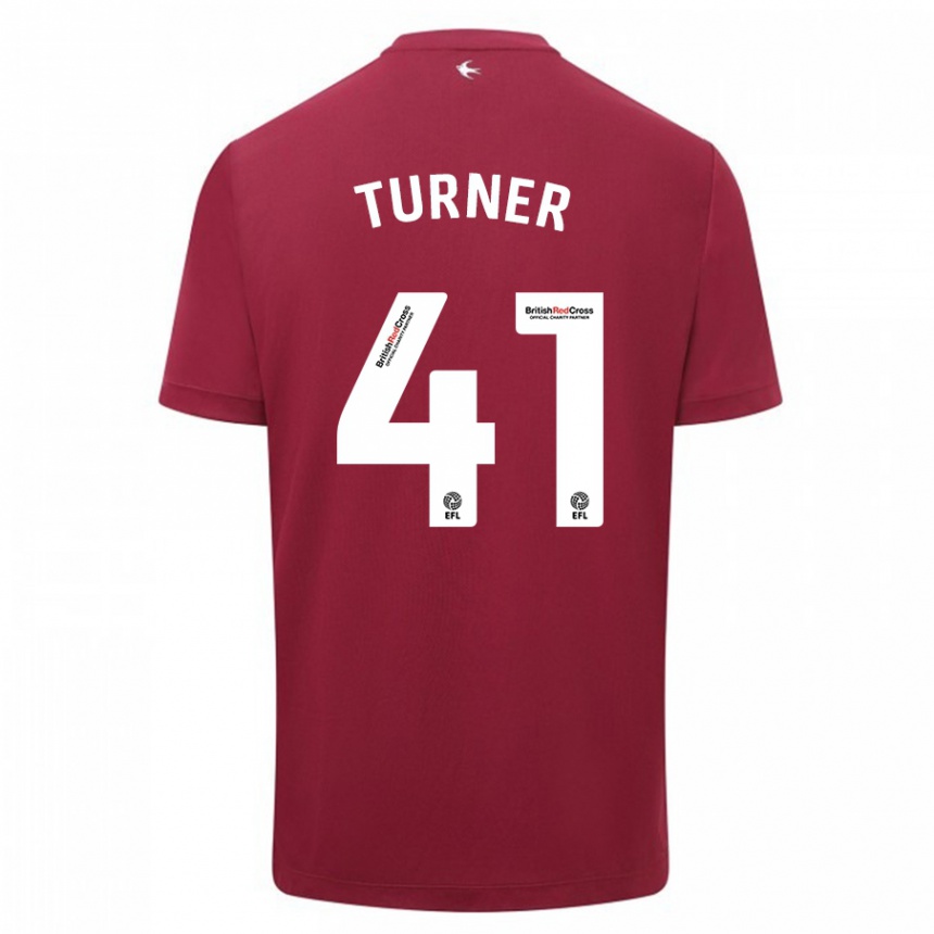 Niño Fútbol Camiseta Matthew Turner #41 Rojo 2ª Equipación 2023/24 Perú