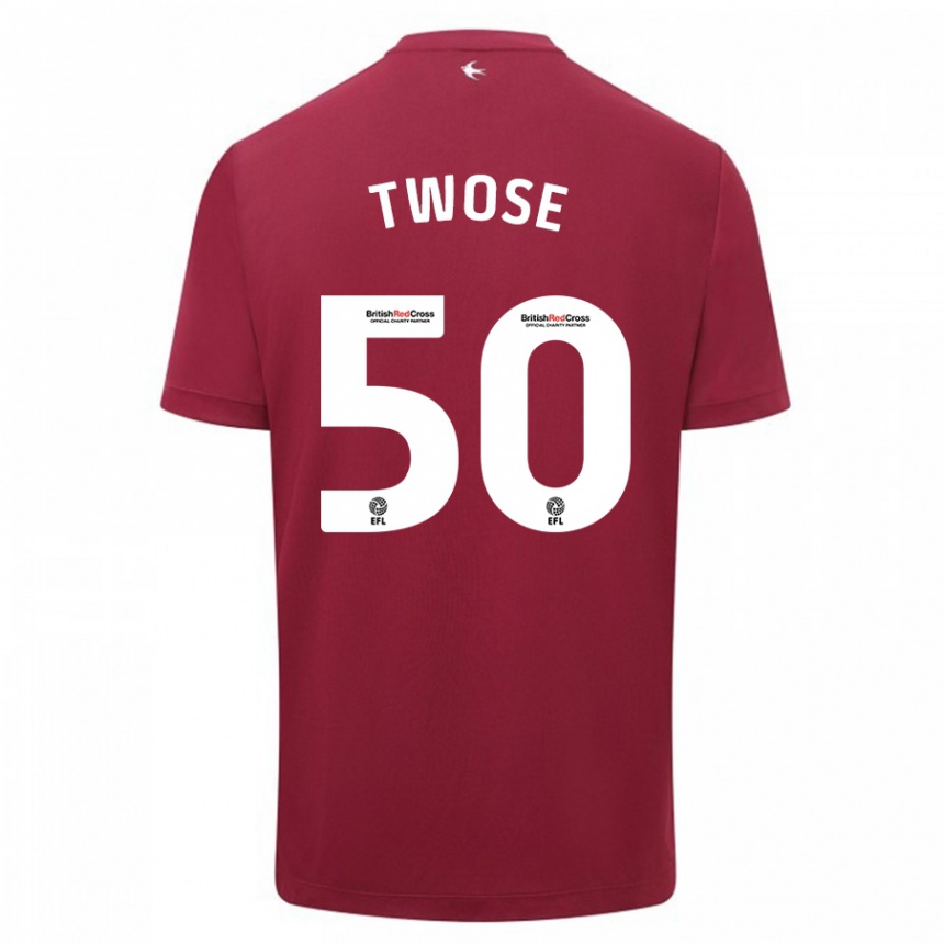 Niño Fútbol Camiseta Cody Twose #50 Rojo 2ª Equipación 2023/24 Perú