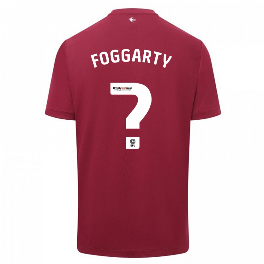 Niño Fútbol Camiseta Corey Foggarty #0 Rojo 2ª Equipación 2023/24 Perú