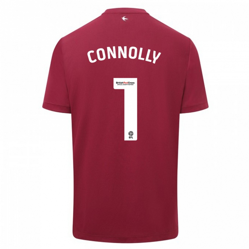 Niño Fútbol Camiseta Daisy Connolly #1 Rojo 2ª Equipación 2023/24 Perú