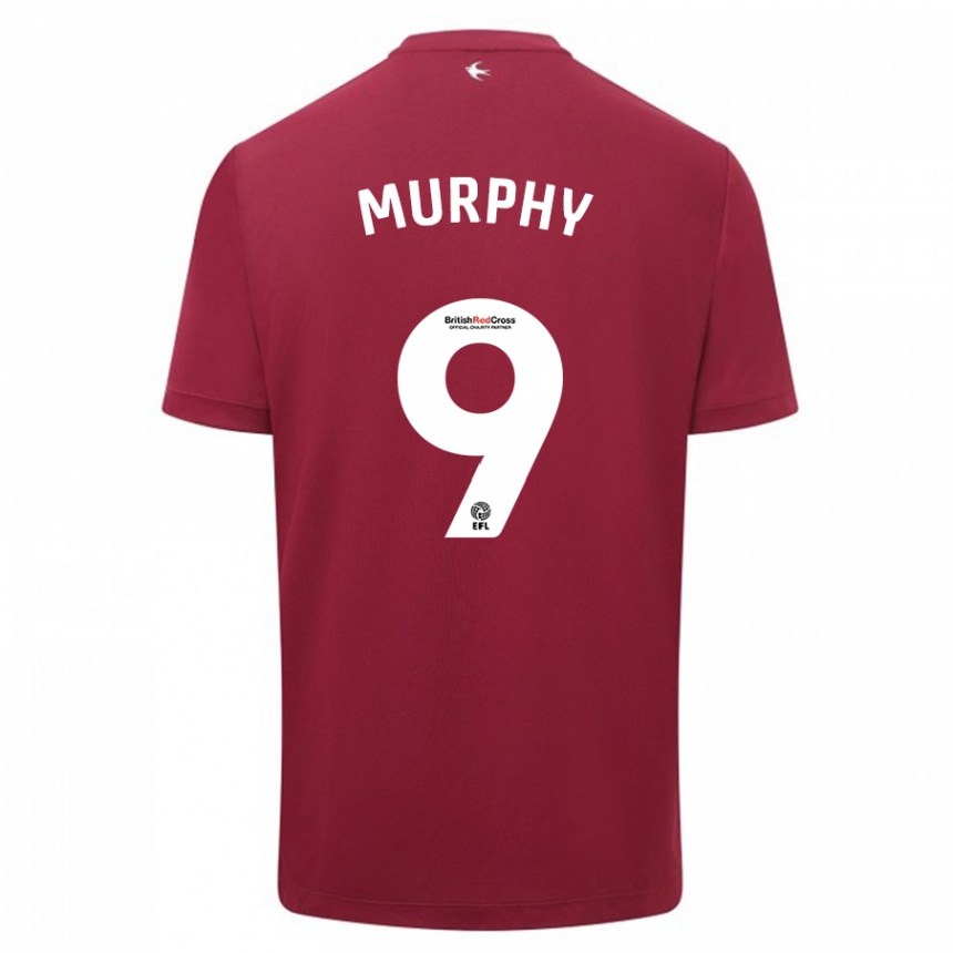 Niño Fútbol Camiseta Alana Murphy #9 Rojo 2ª Equipación 2023/24 Perú