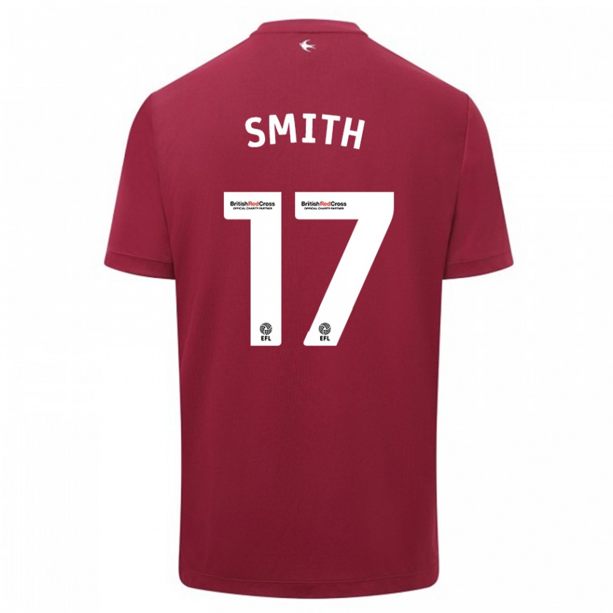 Niño Fútbol Camiseta Hollie Smith #17 Rojo 2ª Equipación 2023/24 Perú