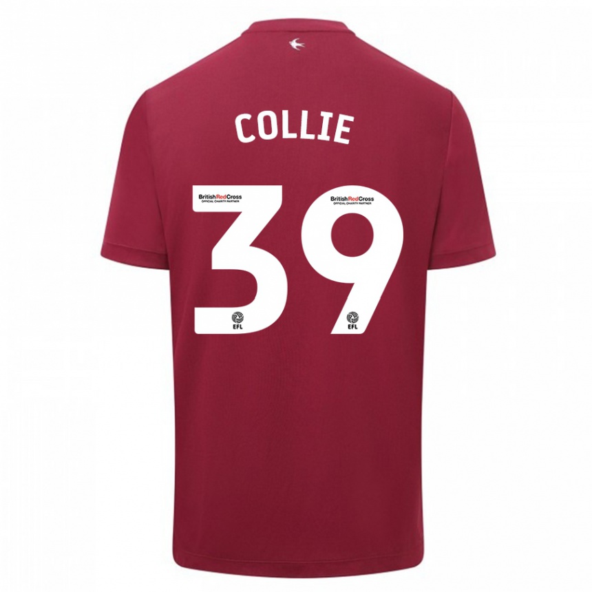 Niño Fútbol Camiseta Eliza Collie #39 Rojo 2ª Equipación 2023/24 Perú