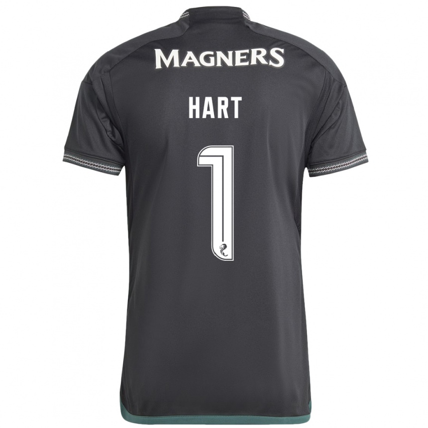 Niño Fútbol Camiseta Joe Hart #1 Negro 2ª Equipación 2023/24 Perú