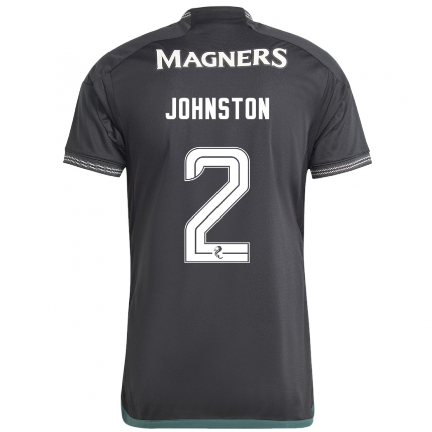 Niño Fútbol Camiseta Alistair Johnston #2 Negro 2ª Equipación 2023/24 Perú