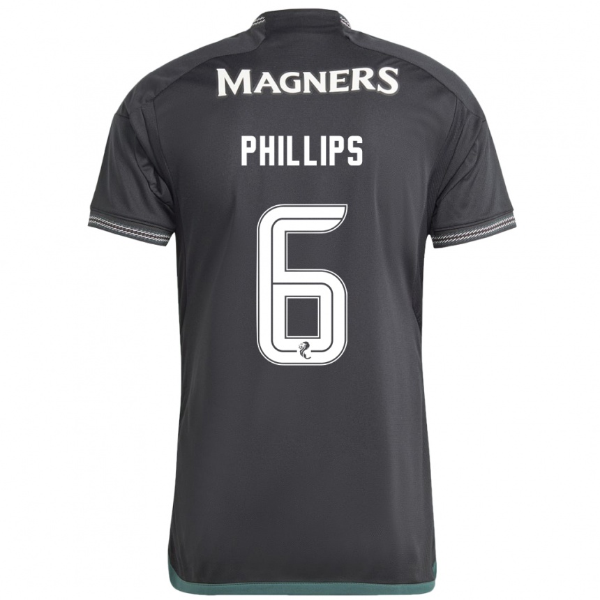 Niño Fútbol Camiseta Nathaniel Phillips #6 Negro 2ª Equipación 2023/24 Perú