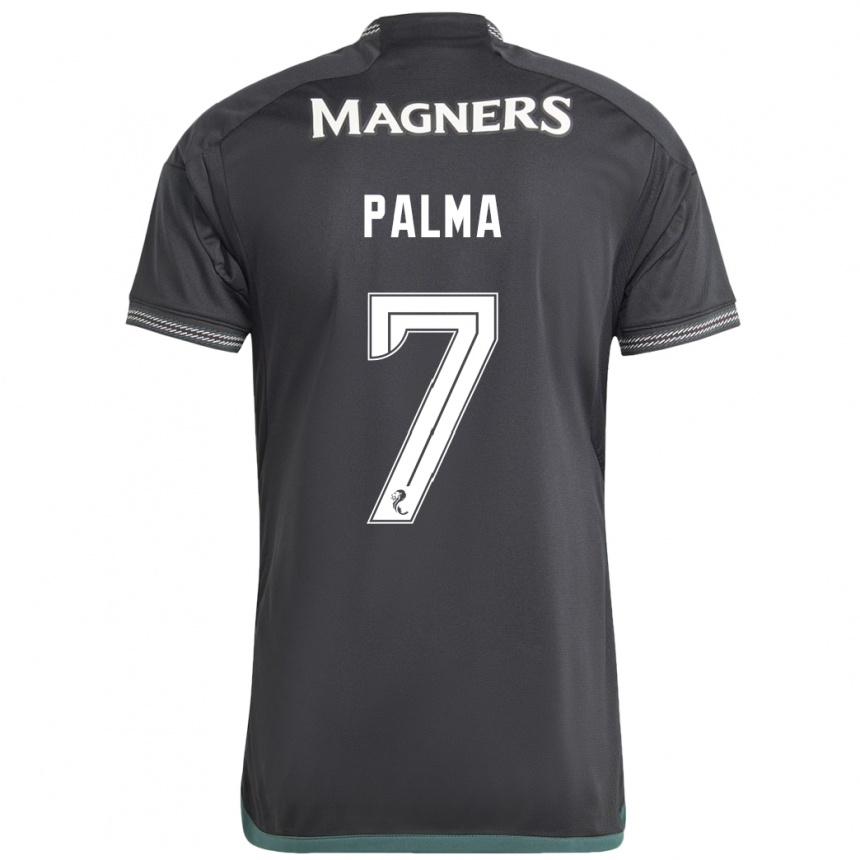 Niño Fútbol Camiseta Luis Palma #7 Negro 2ª Equipación 2023/24 Perú