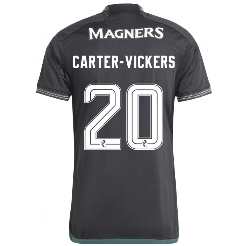 Niño Fútbol Camiseta Cameron Carter-Vickers #20 Negro 2ª Equipación 2023/24 Perú