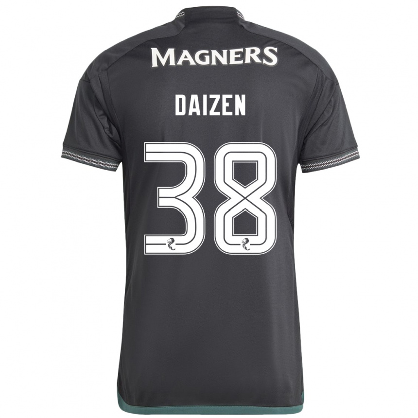 Niño Fútbol Camiseta Daizen Maeda #38 Negro 2ª Equipación 2023/24 Perú