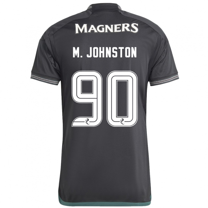 Niño Fútbol Camiseta Mikey Johnston #90 Negro 2ª Equipación 2023/24 Perú