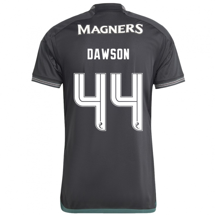 Niño Fútbol Camiseta Joey Dawson #44 Negro 2ª Equipación 2023/24 Perú