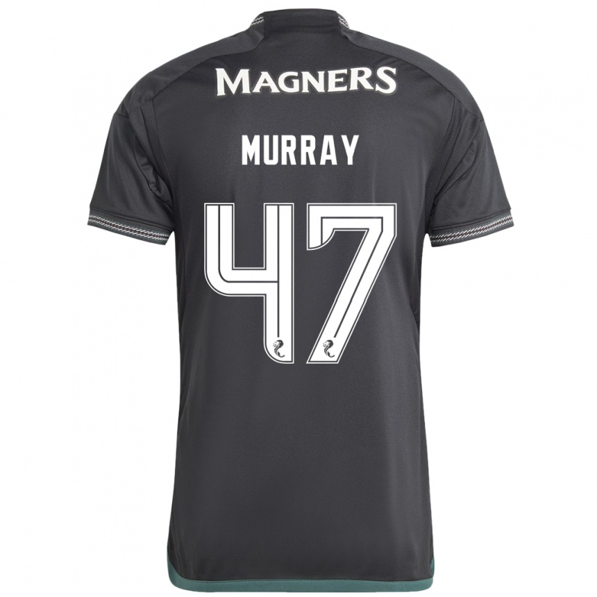 Niño Fútbol Camiseta Dane Murray #47 Negro 2ª Equipación 2023/24 Perú