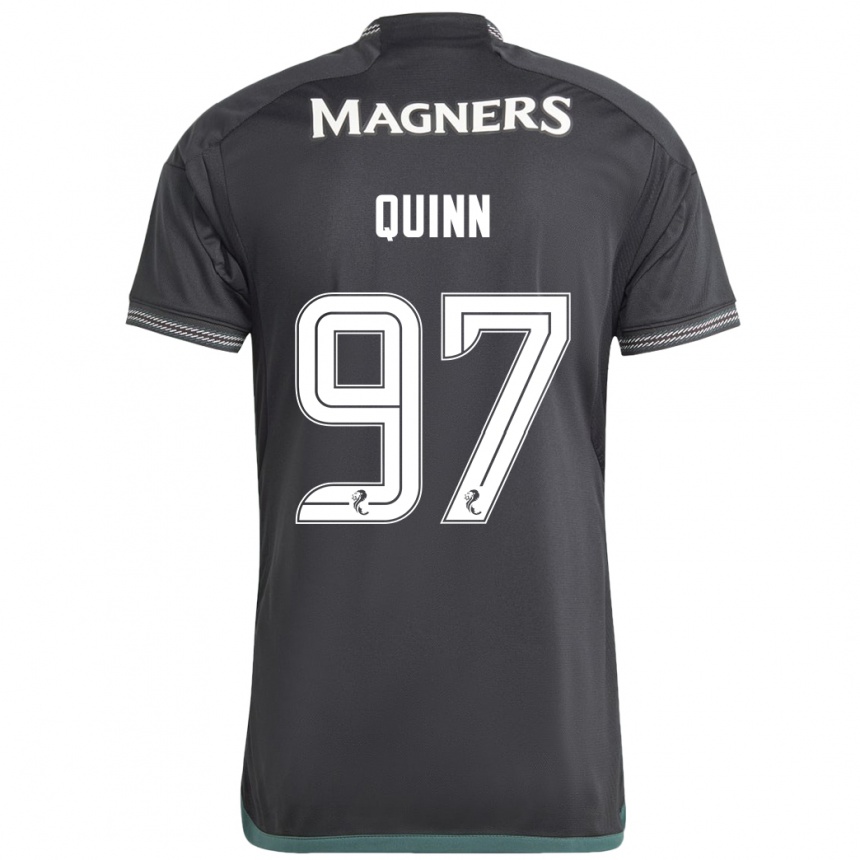 Niño Fútbol Camiseta Ben Quinn #97 Negro 2ª Equipación 2023/24 Perú