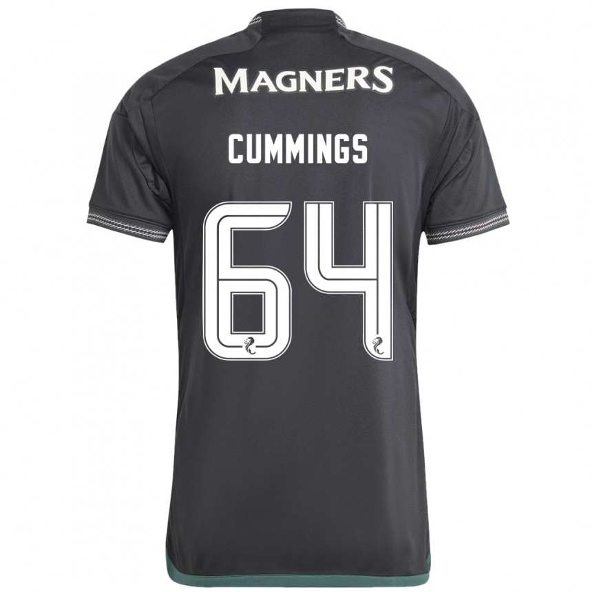 Niño Fútbol Camiseta Daniel Cummings #64 Negro 2ª Equipación 2023/24 Perú