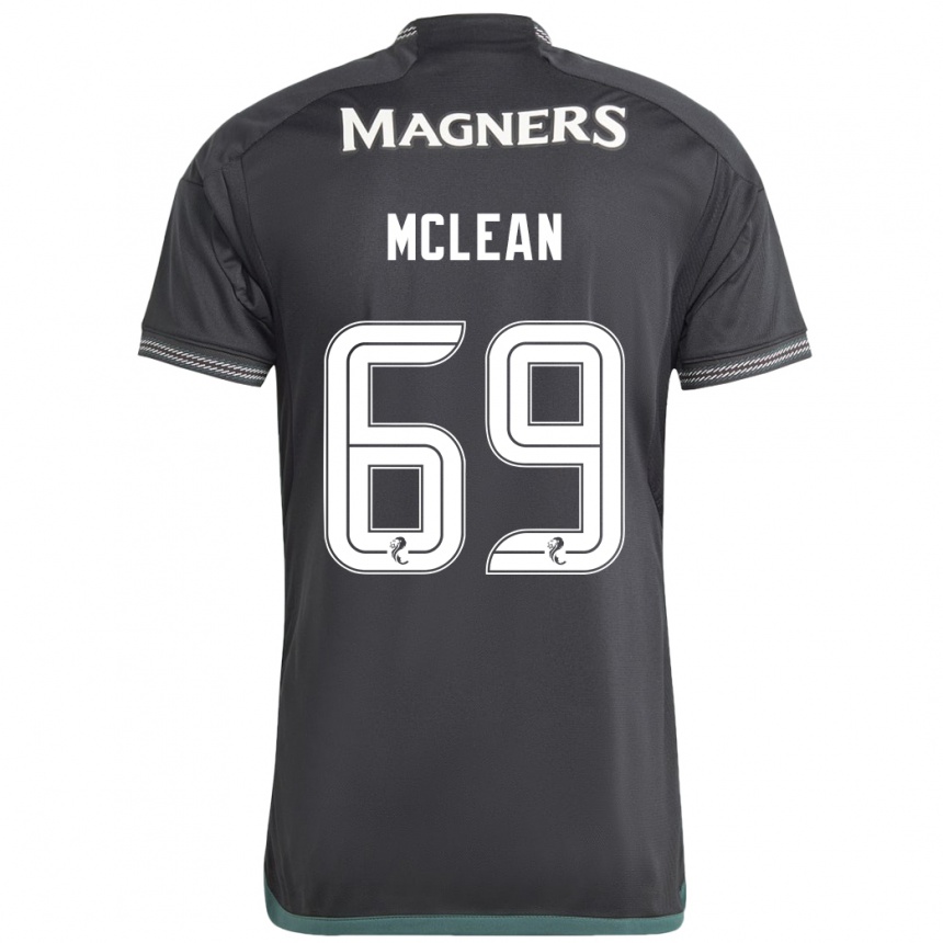 Niño Fútbol Camiseta Kai Mclean #69 Negro 2ª Equipación 2023/24 Perú