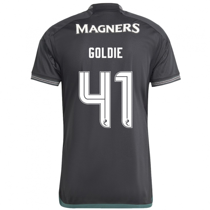 Niño Fútbol Camiseta Clare Goldie #41 Negro 2ª Equipación 2023/24 Perú