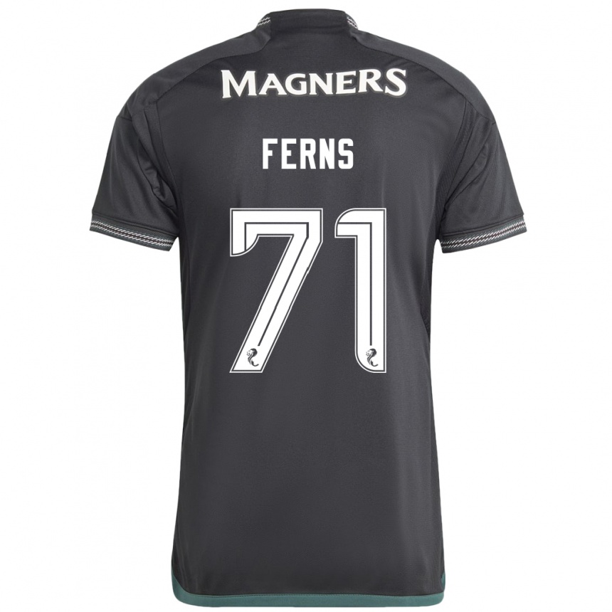 Niño Fútbol Camiseta Abbie Ferns #71 Negro 2ª Equipación 2023/24 Perú