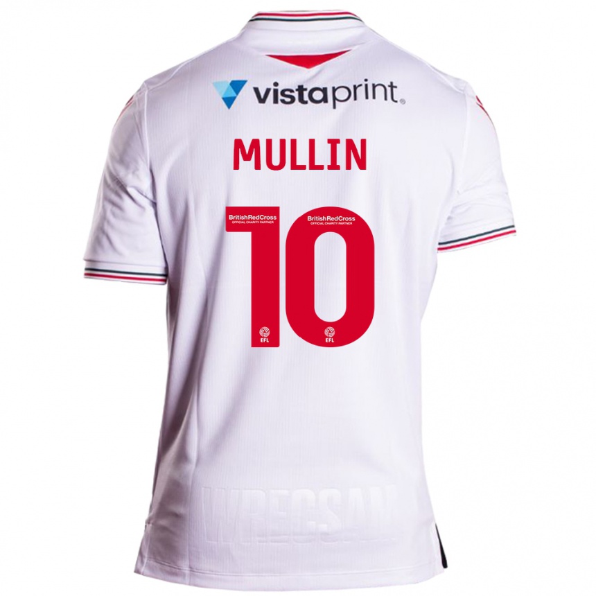 Niño Fútbol Camiseta Paul Mullin #10 Blanco 2ª Equipación 2023/24 Perú