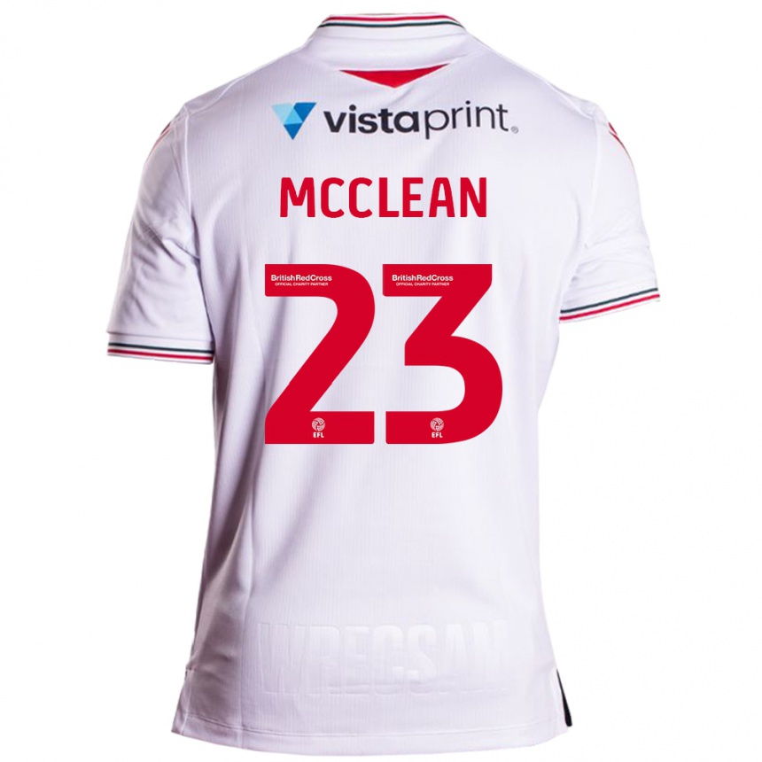 Niño Fútbol Camiseta James Mcclean #23 Blanco 2ª Equipación 2023/24 Perú