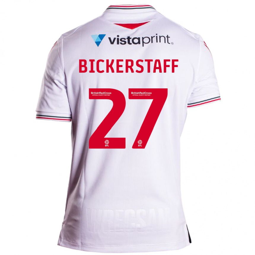 Niño Fútbol Camiseta Jake Bickerstaff #27 Blanco 2ª Equipación 2023/24 Perú