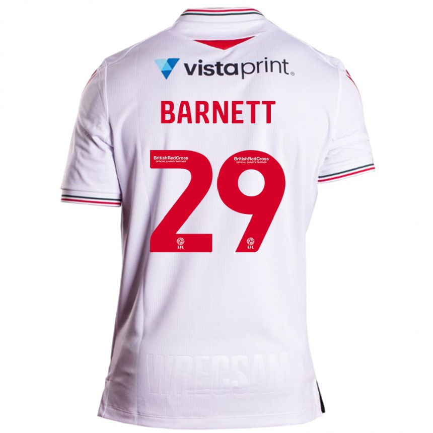 Niño Fútbol Camiseta Ryan Barnett #29 Blanco 2ª Equipación 2023/24 Perú