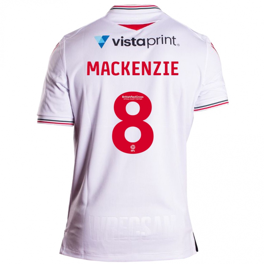 Niño Fútbol Camiseta Libby Mackenzie #8 Blanco 2ª Equipación 2023/24 Perú