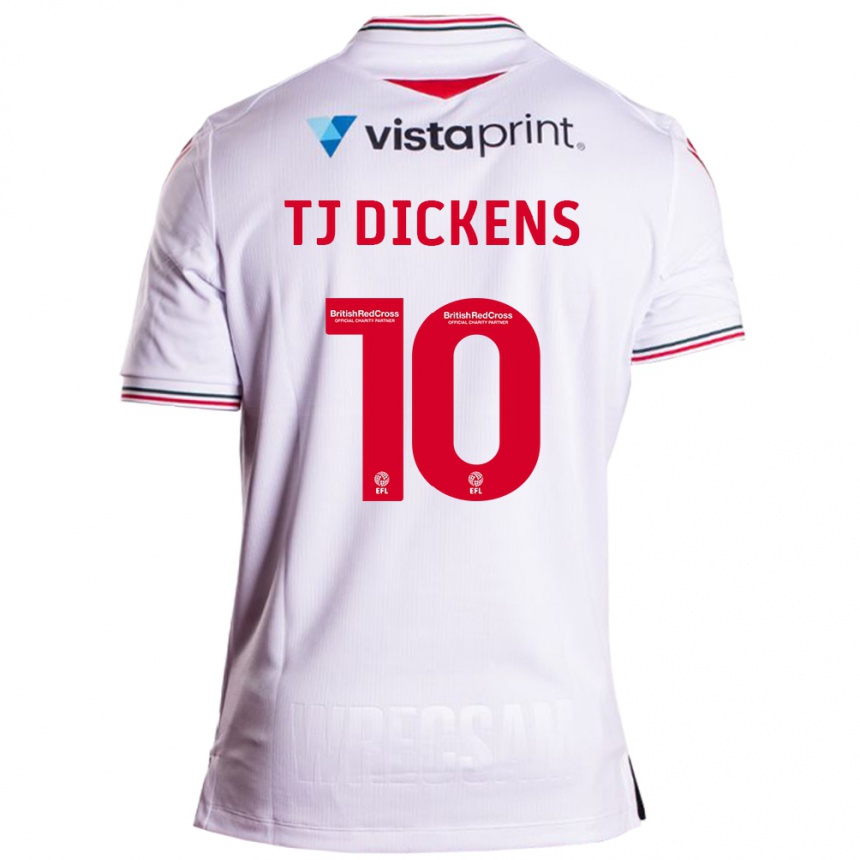 Niño Fútbol Camiseta Tonicha Tj Dickens #10 Blanco 2ª Equipación 2023/24 Perú