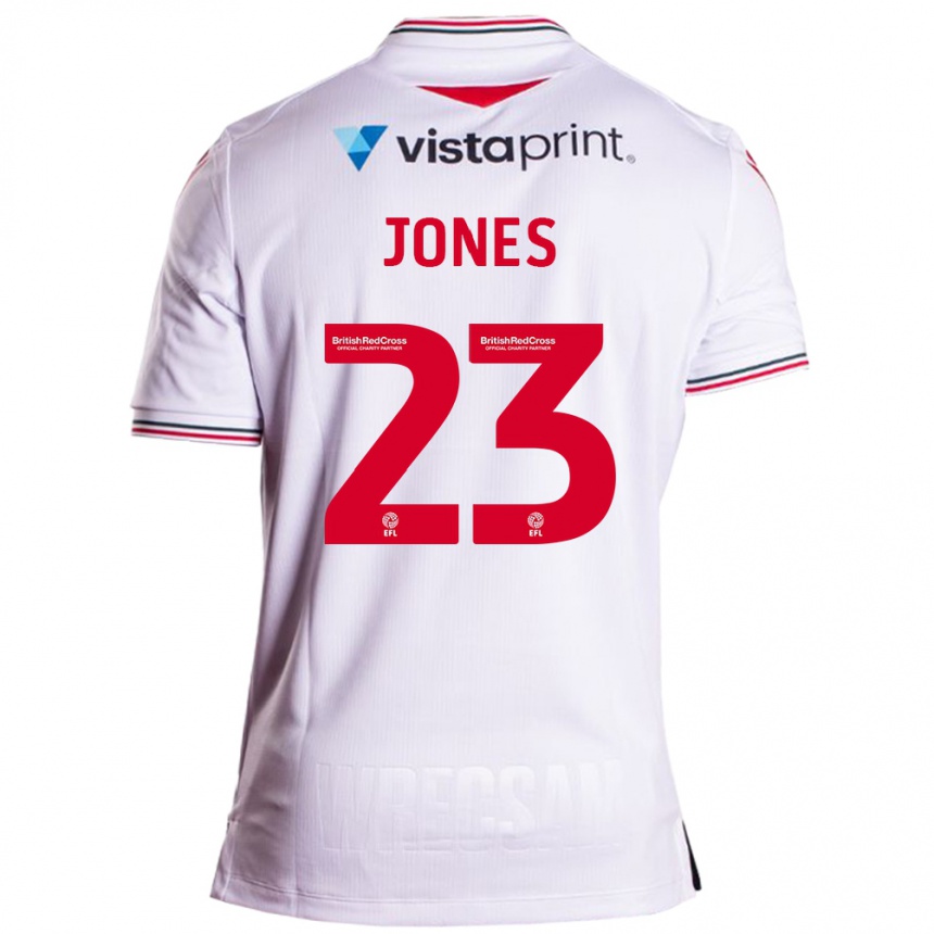 Niño Fútbol Camiseta Ruby Jones #23 Blanco 2ª Equipación 2023/24 Perú